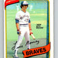 1980 O-Pee-Chee #95 Luis Gomez  Atlanta Braves/ Blue Jays  V79113 Image 1