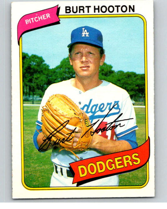 1980 O-Pee-Chee #96 Burt Hooton  Los Angeles Dodgers  V79120 Image 1