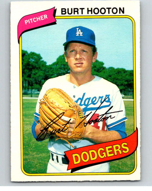 1980 O-Pee-Chee #96 Burt Hooton  Los Angeles Dodgers  V79121 Image 1