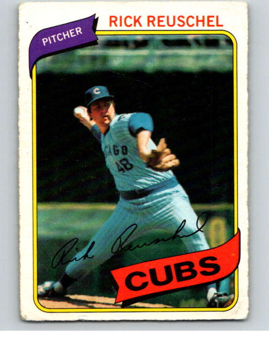 1980 O-Pee-Chee #99 Rick Reuschel  Chicago Cubs  V79132 Image 1