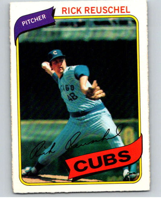 1980 O-Pee-Chee #99 Rick Reuschel  Chicago Cubs  V79133 Image 1