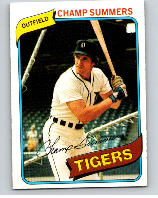 1980 O-Pee-Chee #100 Champ Summers  Detroit Tigers  V79134 Image 1