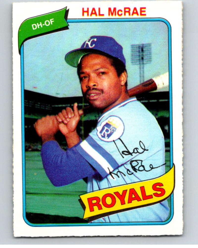 1980 O-Pee-Chee #104 Hal McRae  Kansas City Royals  V79140 Image 1