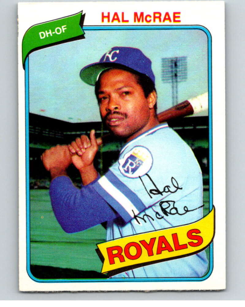 1980 O-Pee-Chee #104 Hal McRae  Kansas City Royals  V79142 Image 1