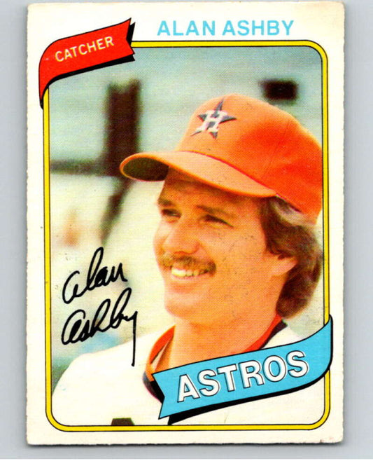 1980 O-Pee-Chee #105 Alan Ashby  Houston Astros  V79144 Image 1