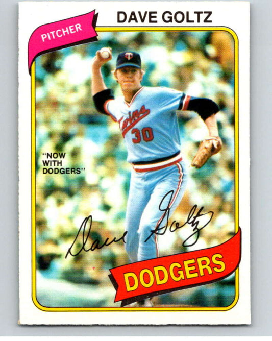 1980 O-Pee-Chee #108 Dave Goltz  Los Angeles Dodgers/Twins  V79149 Image 1