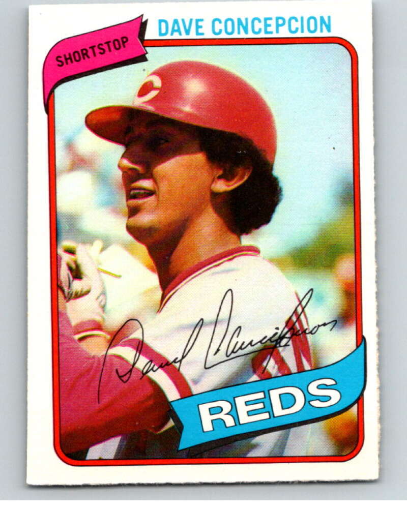 1980 O-Pee-Chee #117 Dave Concepcion  Cincinnati Reds  V79171 Image 1