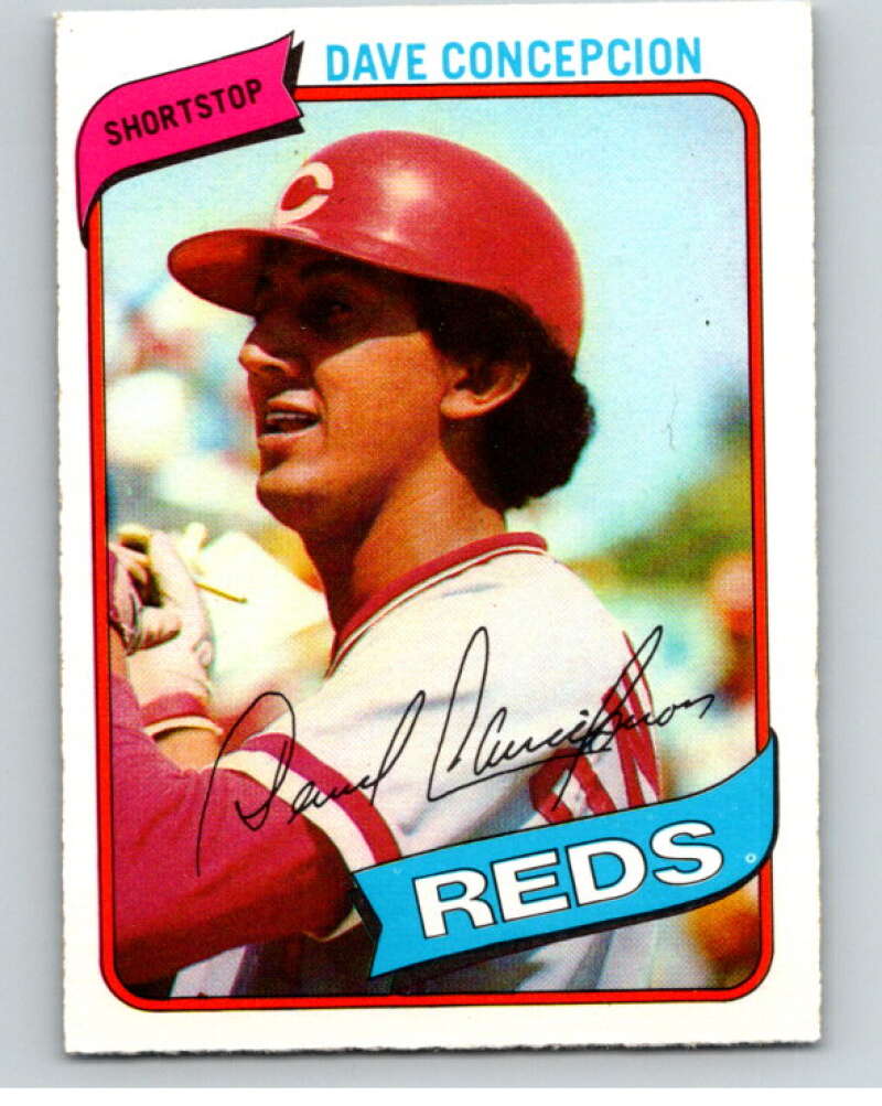 1980 O-Pee-Chee #117 Dave Concepcion  Cincinnati Reds  V79172 Image 1