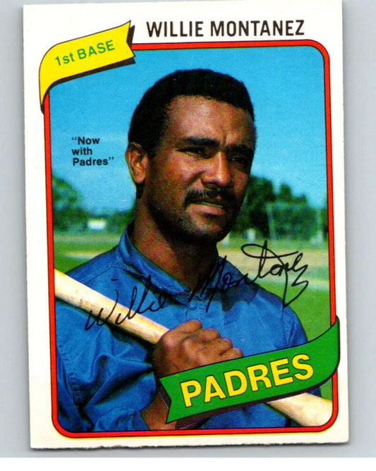 1980 O-Pee-Chee #119 Willie Montanez  San Diego Padres/Rangers  V79178 Image 1
