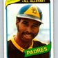 1980 O-Pee-Chee #122 Dave Winfield  San Diego Padres  V79186 Image 1