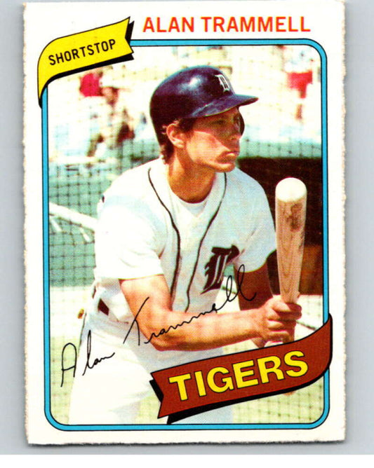 1980 O-Pee-Chee #123 Alan Trammell  Detroit Tigers  V79188 Image 1