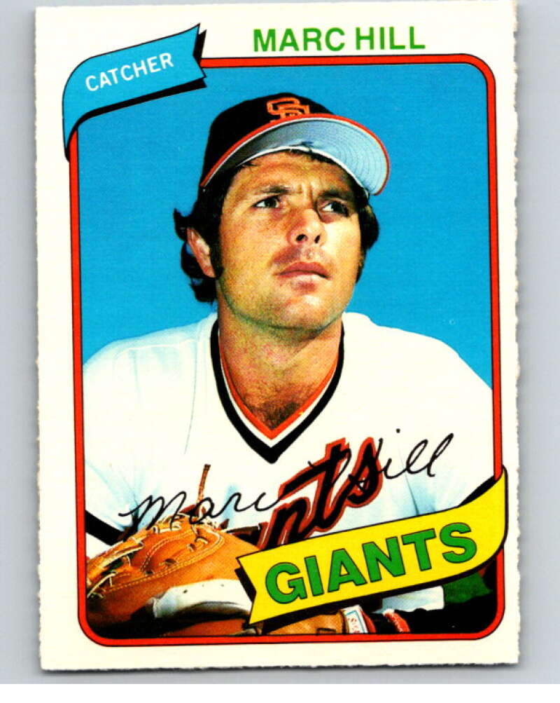 1980 O-Pee-Chee #125 Marc Hill  San Francisco Giants  V79192 Image 1