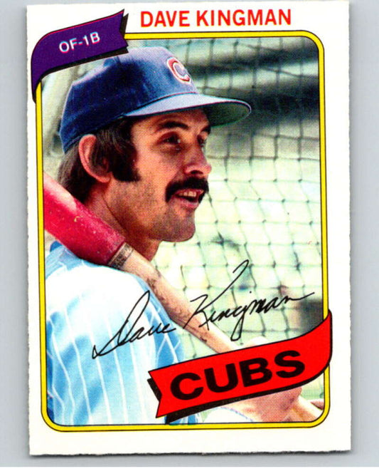 1980 O-Pee-Chee #127 Dave Kingman  Chicago Cubs  V79197 Image 1