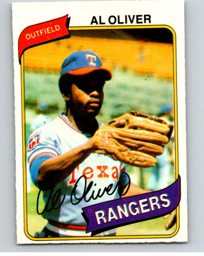 1980 O-Pee-Chee #136 Al Oliver  Texas Rangers  V79240 Image 1