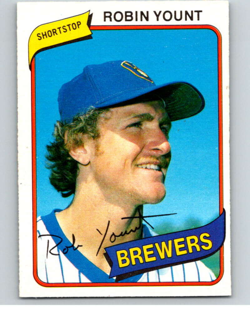 1980 O-Pee-Chee #139 Robin Yount  Milwaukee Brewers  V79253 Image 1