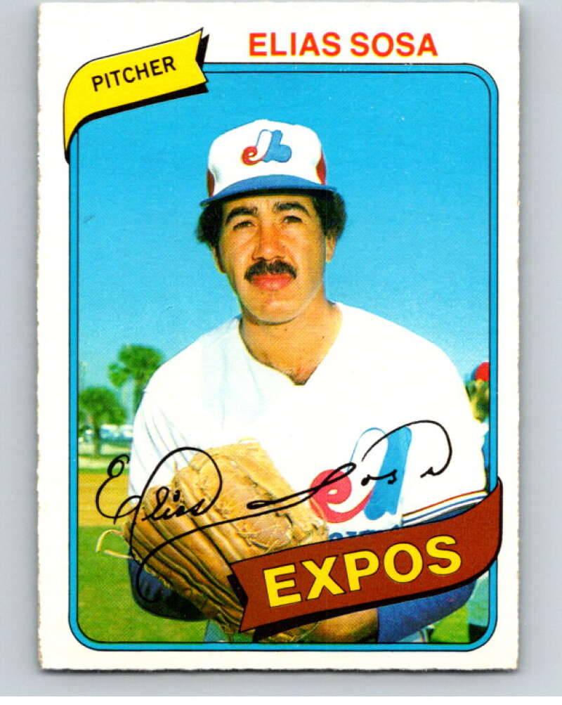 1980 O-Pee-Chee #153 Elias Sosa  Montreal Expos  V79294 Image 1