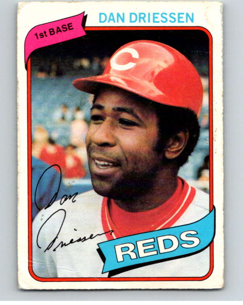 1980 O-Pee-Chee #173 Dan Driessen  Cincinnati Reds  V79363 Image 1