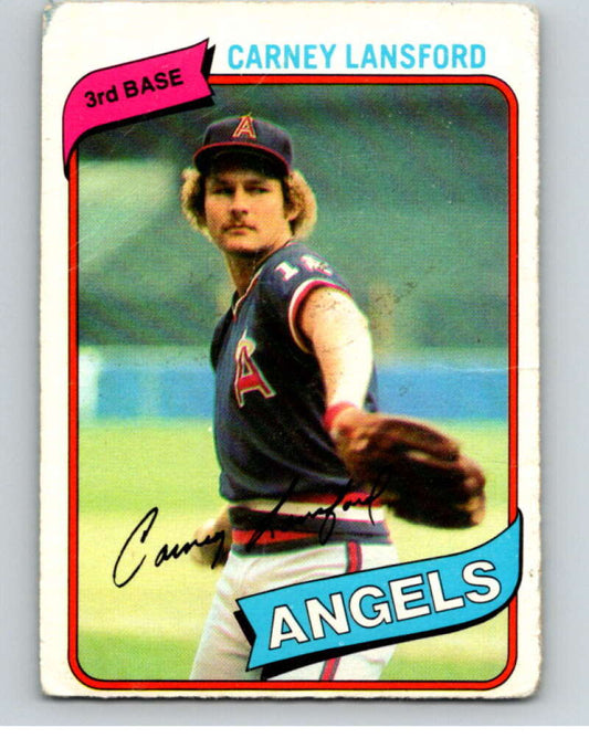 1980 O-Pee-Chee #177 Carney Lansford  California Angels  V79370 Image 1