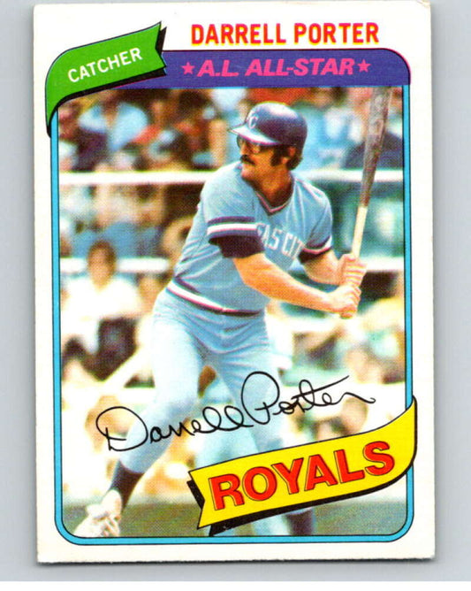 1980 O-Pee-Chee #188 Darrell Porter  Kansas City Royals  V79417 Image 1