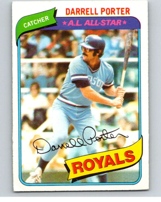 1980 O-Pee-Chee #188 Darrell Porter  Kansas City Royals  V79418 Image 1
