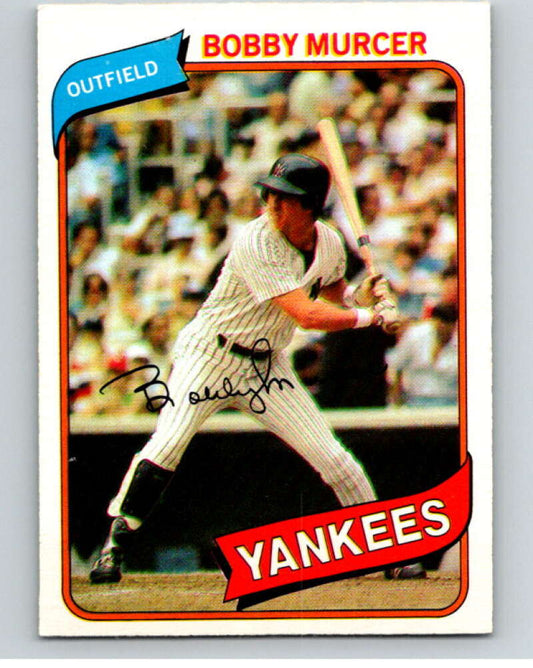 1980 O-Pee-Chee #190 Bobby Murcer  New York Yankees  V79426 Image 1