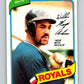 1980 O-Pee-Chee #191 Willie Aikens  Kansas City Royals/Angels  V79428 Image 1