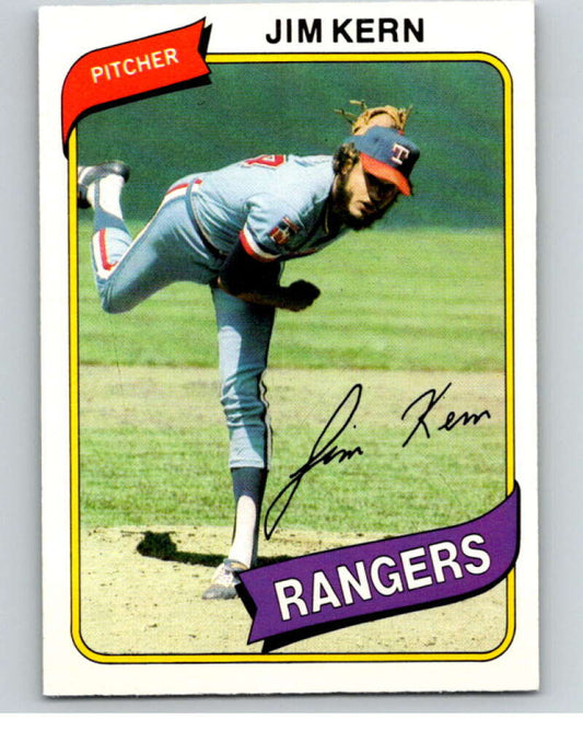 1980 O-Pee-Chee #192 Jim Kern  Texas Rangers  V79430 Image 1