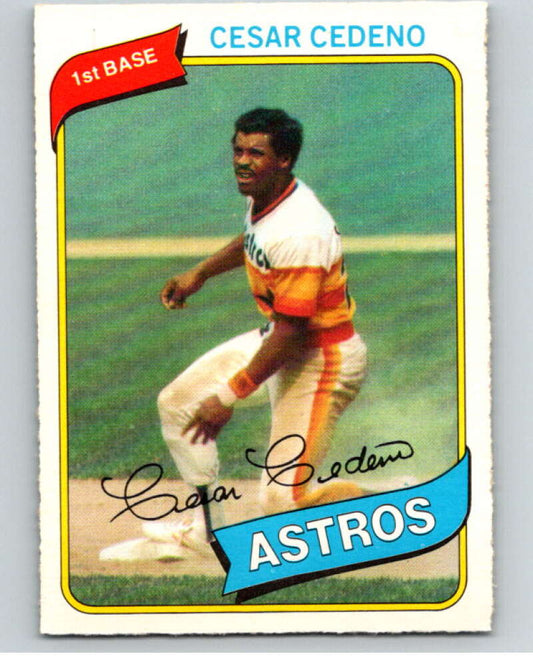 1980 O-Pee-Chee #193 Cesar Cedeno  Houston Astros  V79433 Image 1