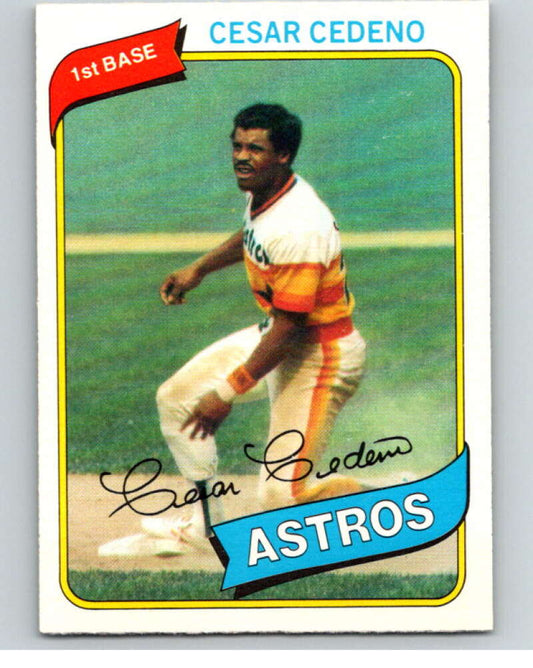 1980 O-Pee-Chee #193 Cesar Cedeno  Houston Astros  V79434 Image 1