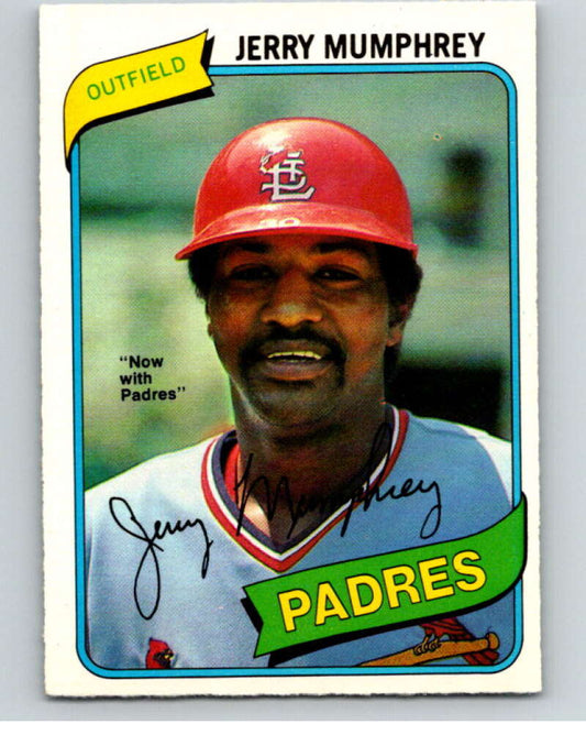 1980 O-Pee-Chee #196 Jerry Mumphrey Padres/Cardinals  V79437 Image 1