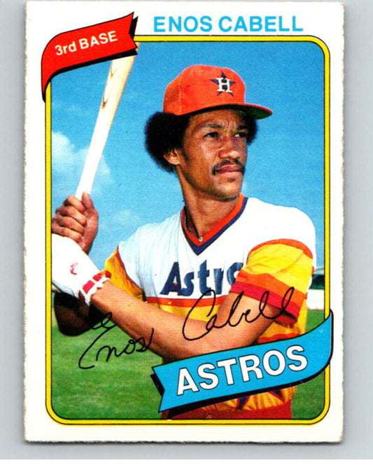 1980 O-Pee-Chee #201 Enos Cabell  Houston Astros  V79446 Image 1