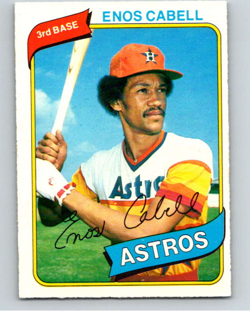 1980 O-Pee-Chee #201 Enos Cabell  Houston Astros  V79447 Image 1