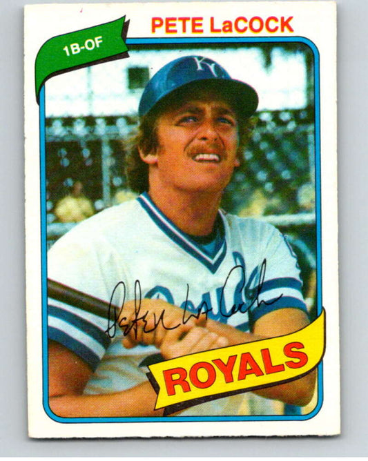 1980 O-Pee-Chee #202 Pete LaCock  Kansas City Royals  V79450 Image 1