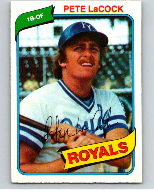 1980 O-Pee-Chee #202 Pete LaCock  Kansas City Royals  V79451 Image 1