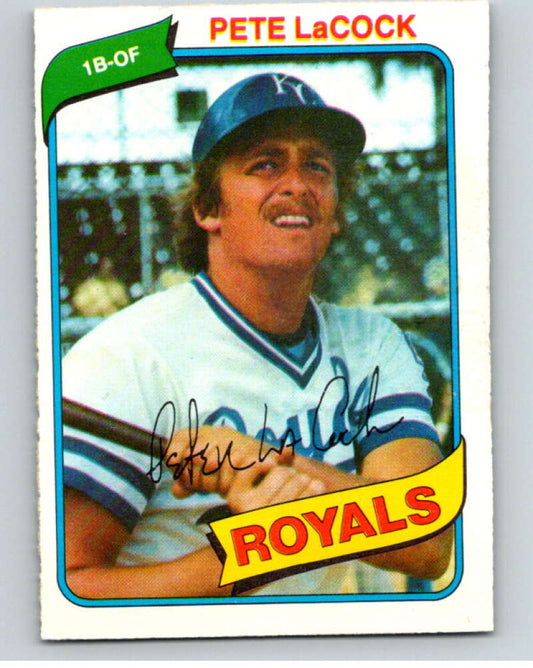 1980 O-Pee-Chee #202 Pete LaCock  Kansas City Royals  V79453 Image 1