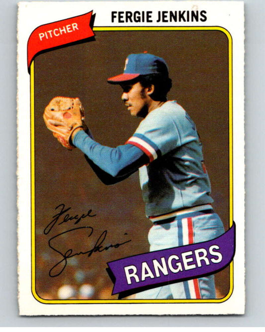 1980 O-Pee-Chee #203 Fergie Jenkins  Texas Rangers  V79454 Image 1