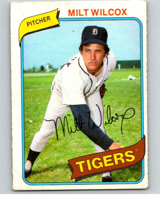 1980 O-Pee-Chee #204 Milt Wilcox  Detroit Tigers  V79457 Image 1