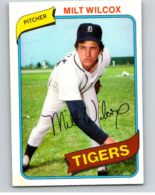 1980 O-Pee-Chee #204 Milt Wilcox  Detroit Tigers  V79458 Image 1