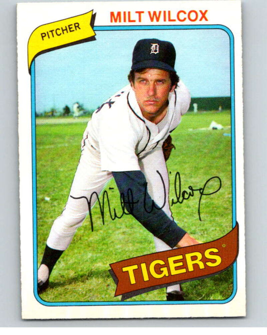 1980 O-Pee-Chee #204 Milt Wilcox  Detroit Tigers  V79459 Image 1