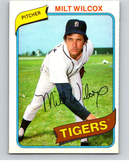 1980 O-Pee-Chee #204 Milt Wilcox  Detroit Tigers  V79460 Image 1