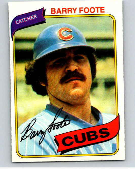 1980 O-Pee-Chee #208 Barry Foote  Chicago Cubs  V79467 Image 1