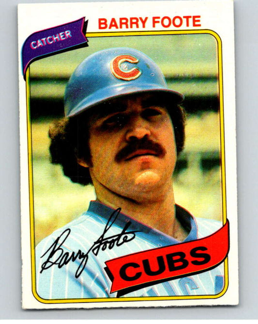 1980 O-Pee-Chee #208 Barry Foote  Chicago Cubs  V79468 Image 1