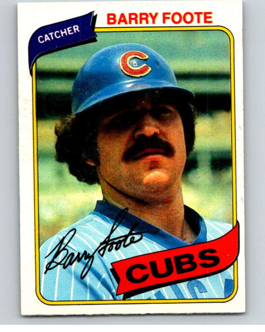 1980 O-Pee-Chee #208 Barry Foote  Chicago Cubs  V79469 Image 1