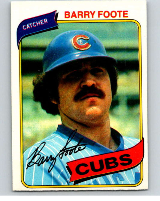 1980 O-Pee-Chee #208 Barry Foote  Chicago Cubs  V79470 Image 1