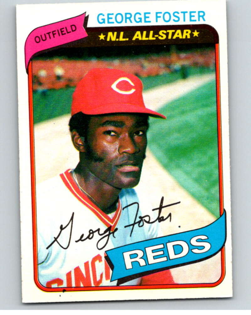 1980 O-Pee-Chee #209 George Foster  Cincinnati Reds  V79472 Image 1