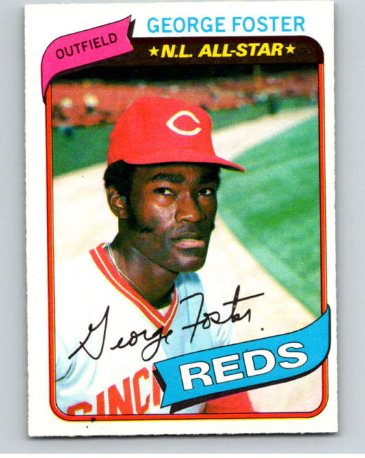 1980 O-Pee-Chee #209 George Foster  Cincinnati Reds  V79473 Image 1