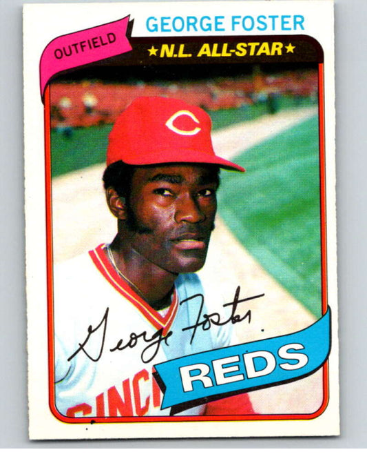 1980 O-Pee-Chee #209 George Foster  Cincinnati Reds  V79474 Image 1