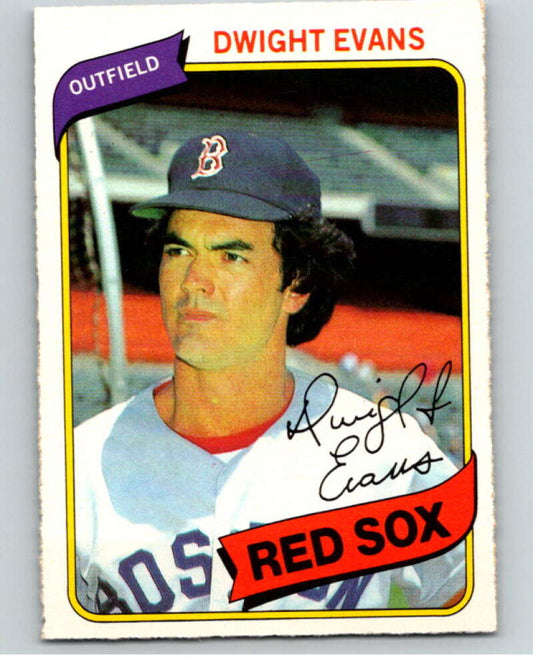 1980 O-Pee-Chee #210 Dwight Evans  Boston Red Sox  V79475 Image 1