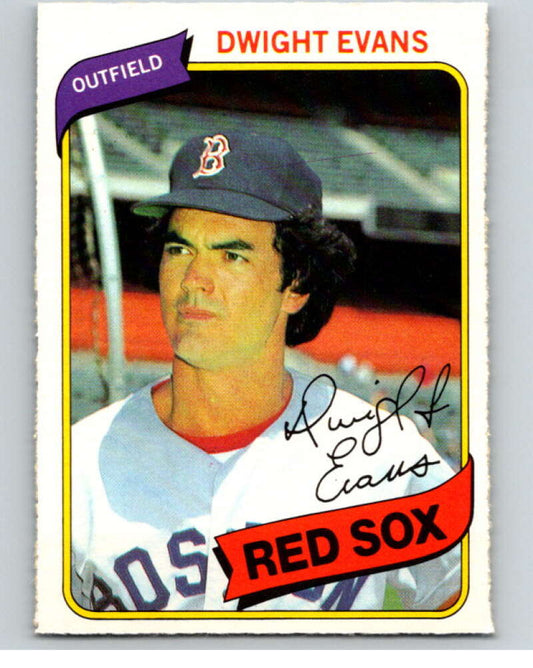 1980 O-Pee-Chee #210 Dwight Evans  Boston Red Sox  V79476 Image 1