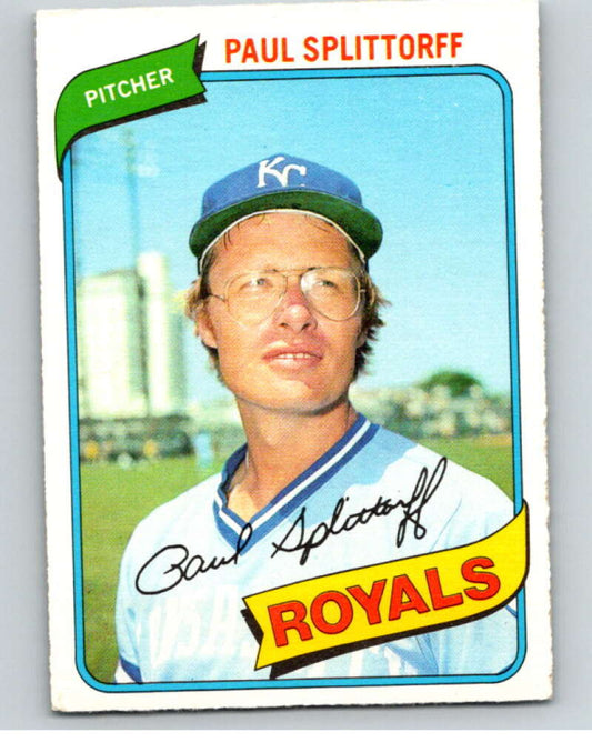 1980 O-Pee-Chee #214 Paul Splittorff  Kansas City Royals  V79489 Image 1